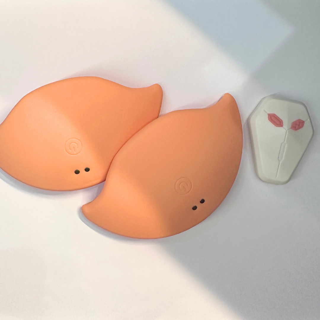 Wearable Breast Vibration Stimulator - Flesh Color