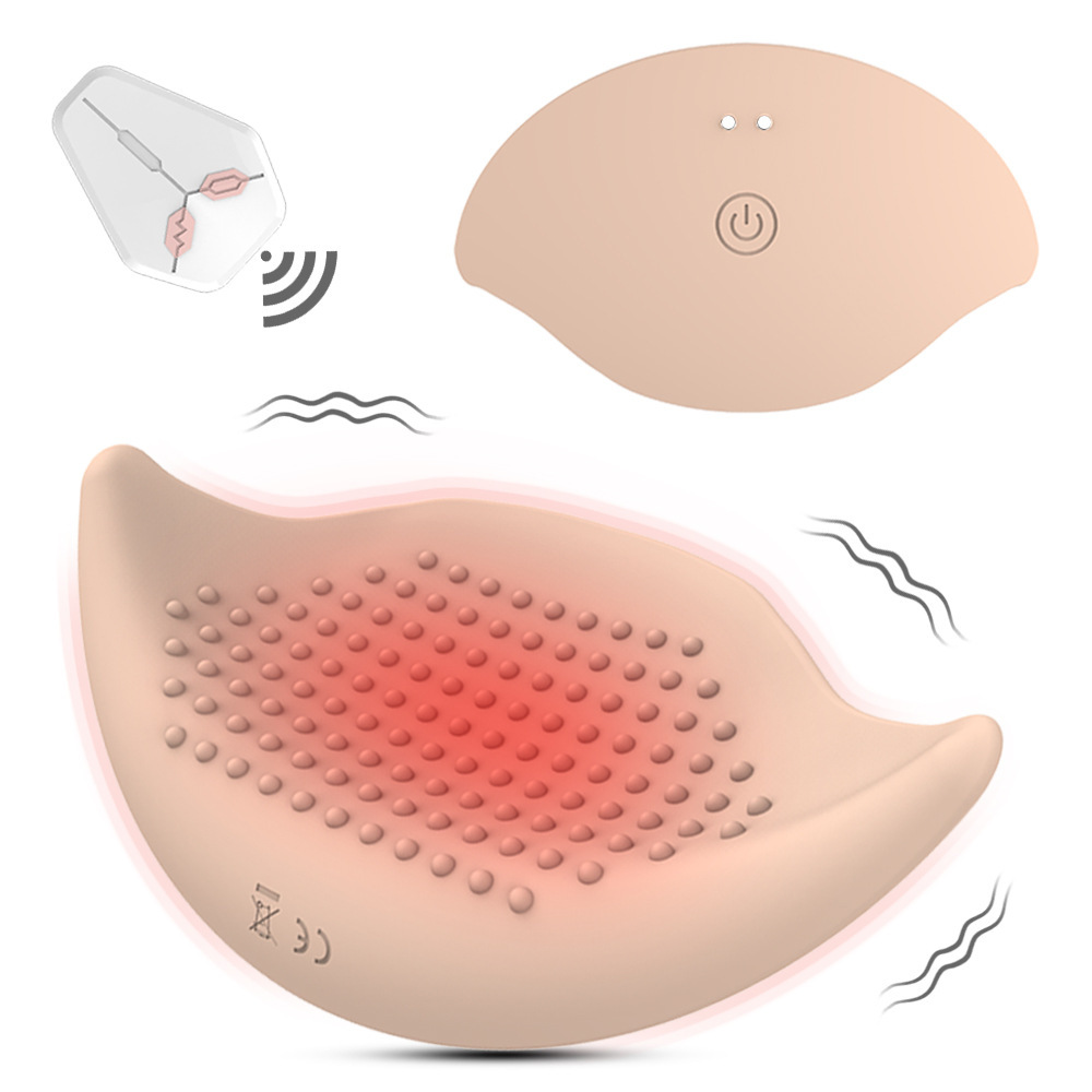 Wearable Breast Vibration Stimulator - Flesh Color