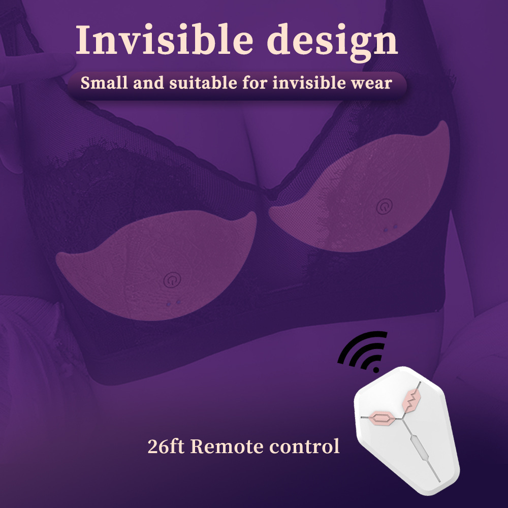 Wearable Breast Vibration Stimulator - Flesh Color