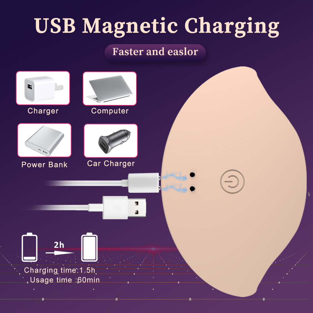 Wearable Breast Vibration Stimulator - Flesh Color