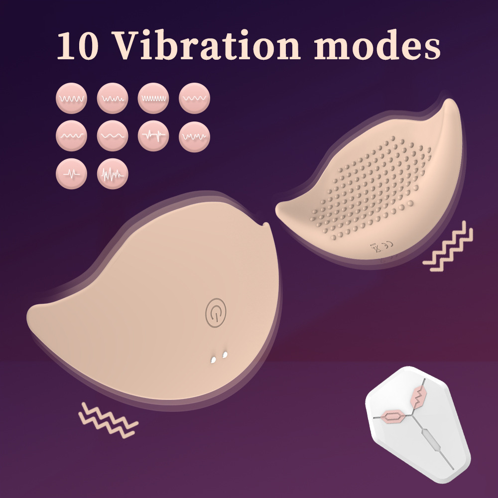 Wearable Breast Vibration Stimulator - Flesh Color
