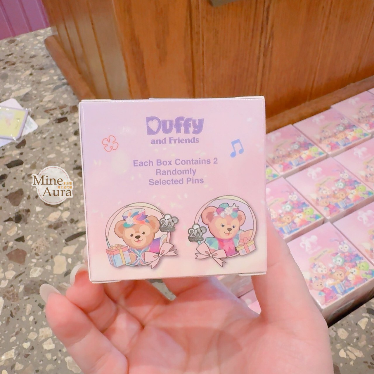 20周年奇妙派對 達菲Duffy與好友 圖案 造型 徽章 PIN 盲選盒 盲盒 -香港迪士尼樂園