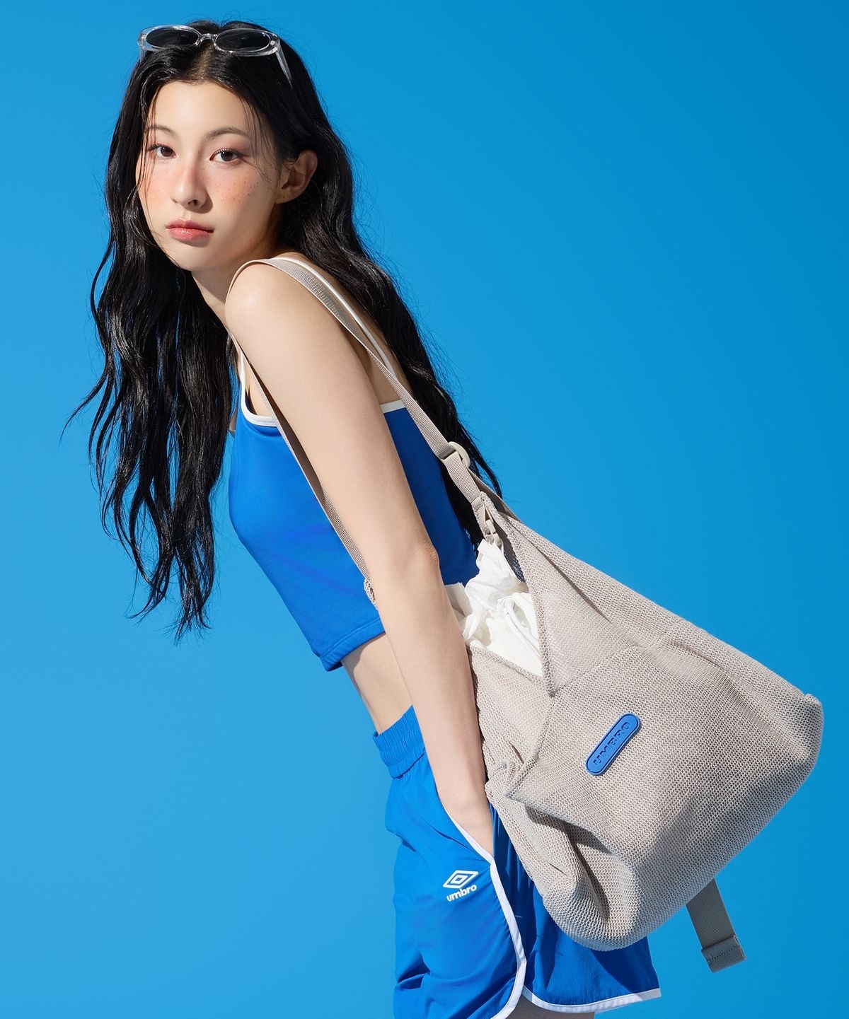 【代購】UMBRO Mesh 2in1 Bucket Bag 網眼 兩用 肩背 水桶包 UQ323CBG75