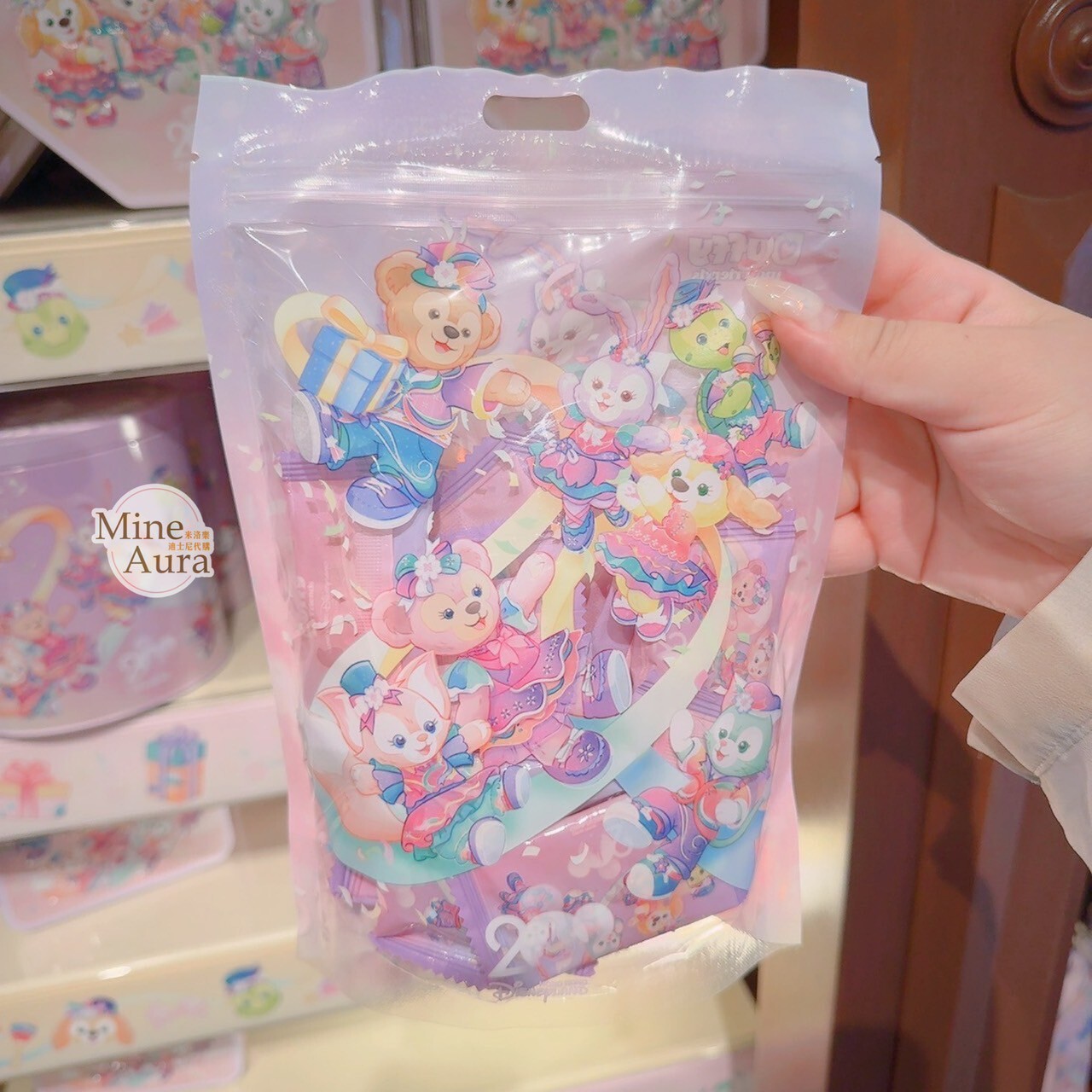 20周年奇妙派對 達菲Duffy與好友 造型 軟糖 糖果 -香港迪士尼樂園