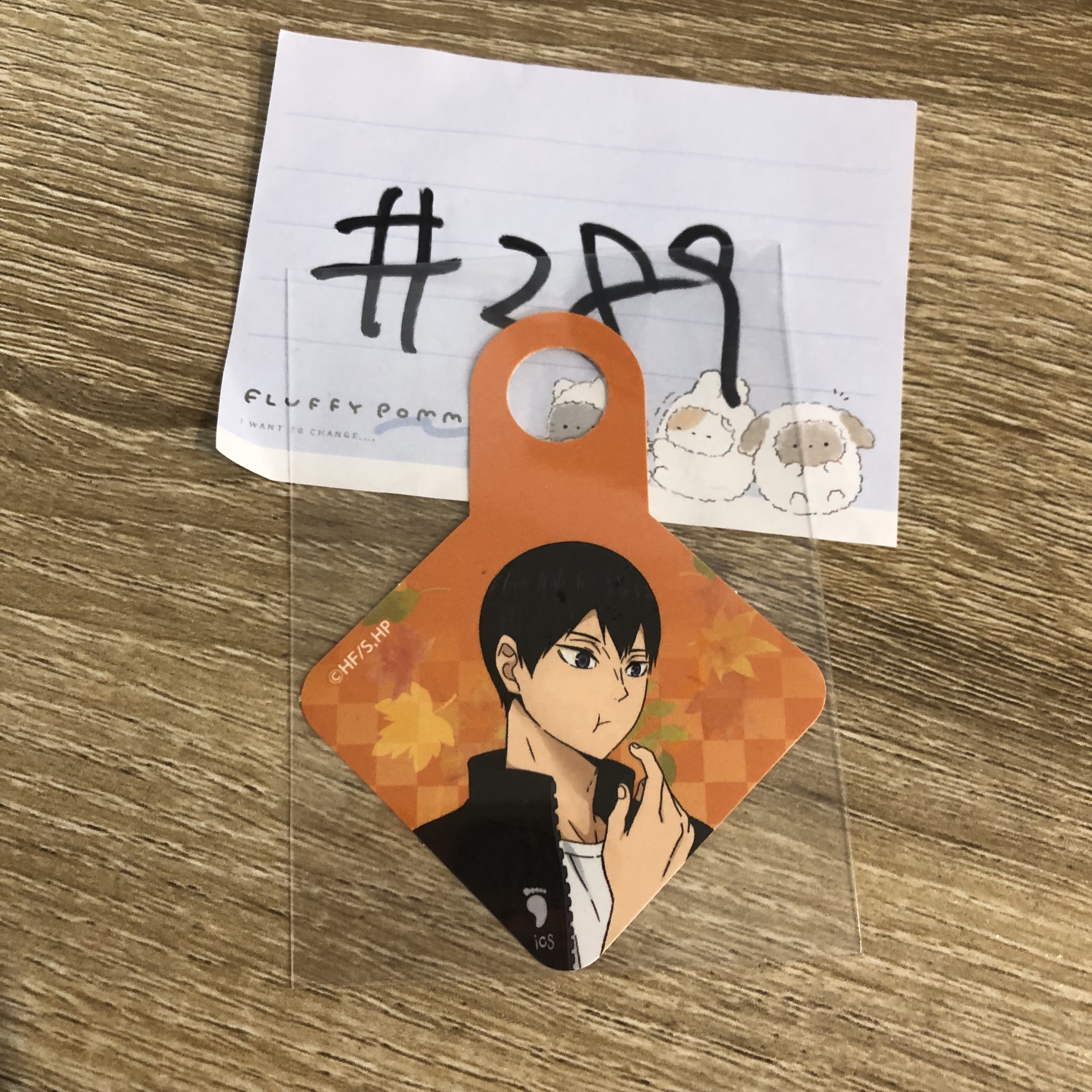 排球少年 影山 紙品#289