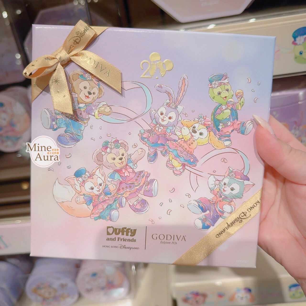 20周年奇妙派對 達菲Duffy與好友 x GODIVA 聯名 巧克力 禮盒 -香港迪士尼樂園