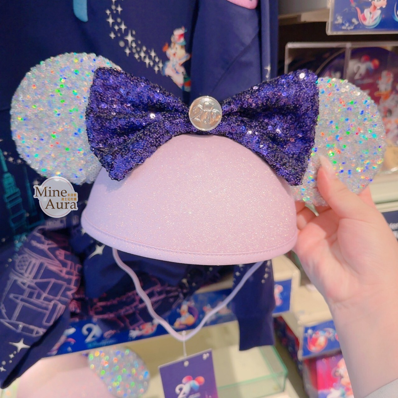 20周年奇妙派對 米妮 Minnie 立體耳朵 造型帽 帽子 -香港迪士尼樂園