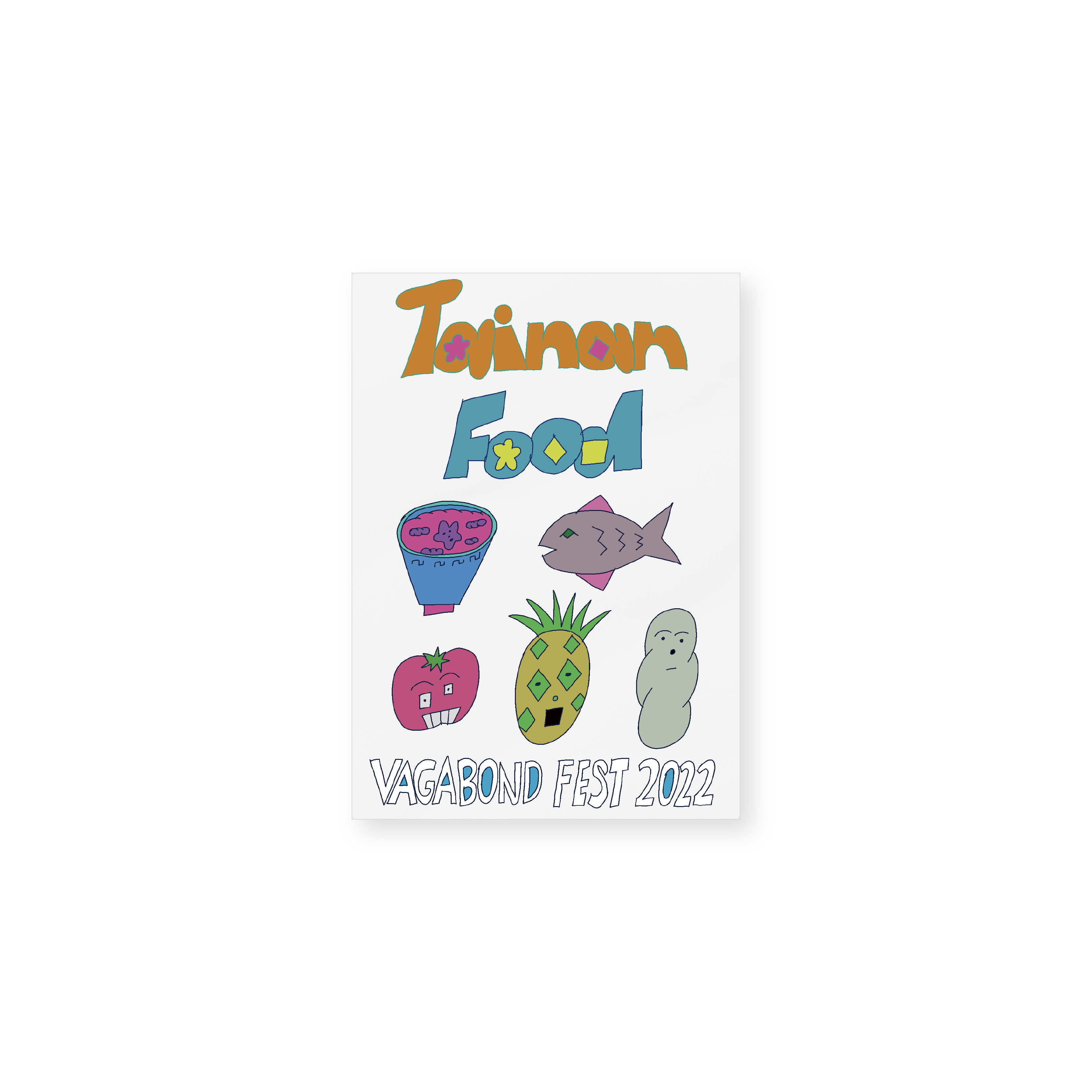 浪人祭 X 梅康米 TAINAN FOOD 紋身貼紙