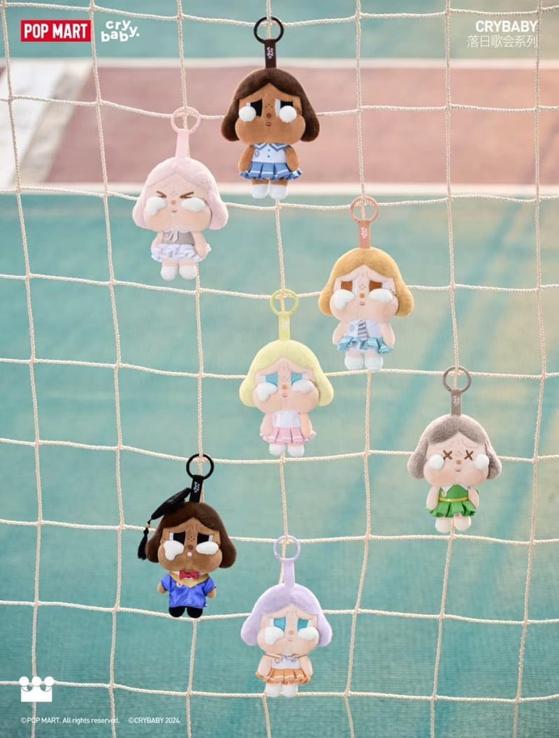 POPMART 泡泡瑪特CRYBABY 哭娃💧 落日歌會 吊飾盲盒