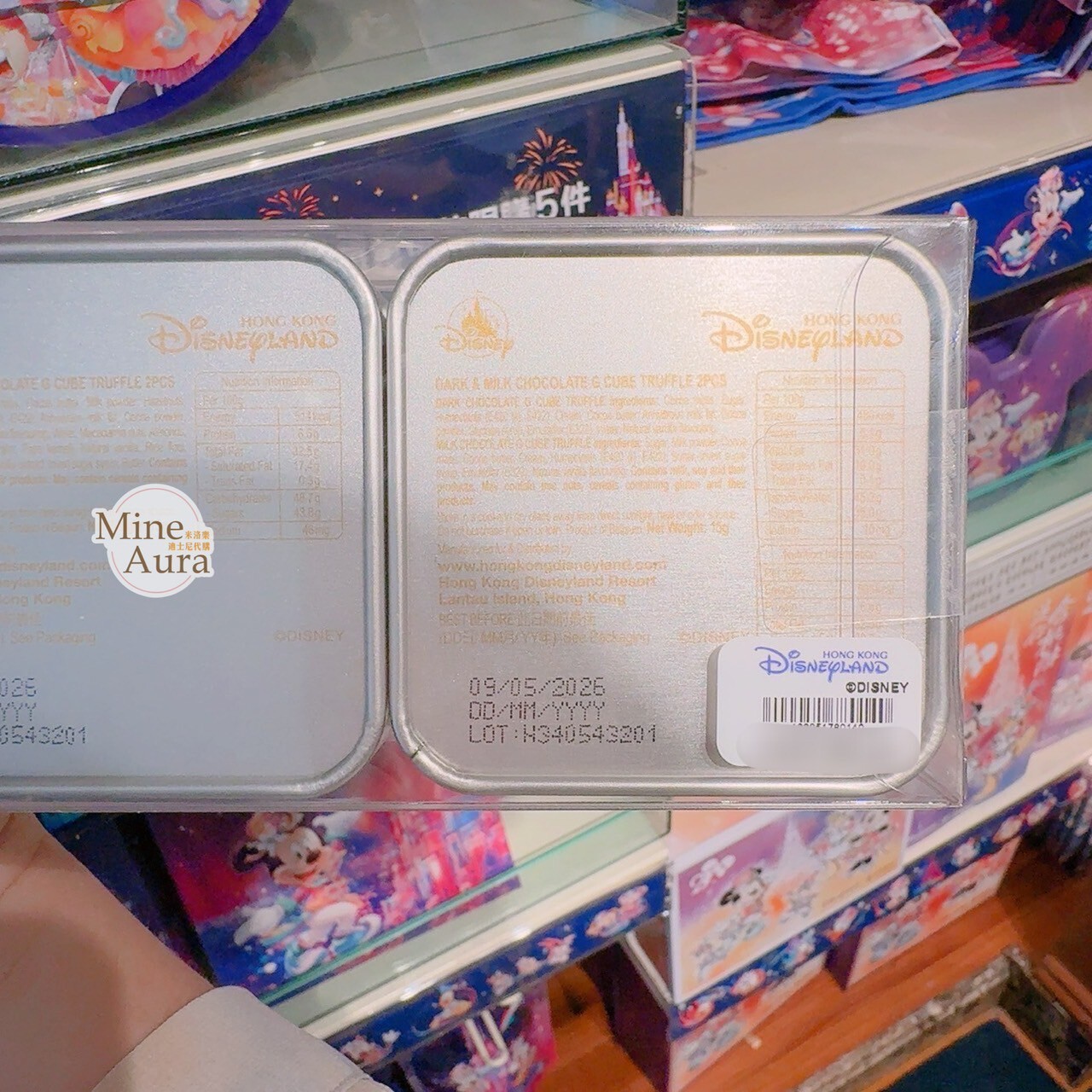 20周年奇妙派對 米奇 Mickey 與好友們 餅乾 隨身鐵盒 3入組 -香港迪士尼樂園