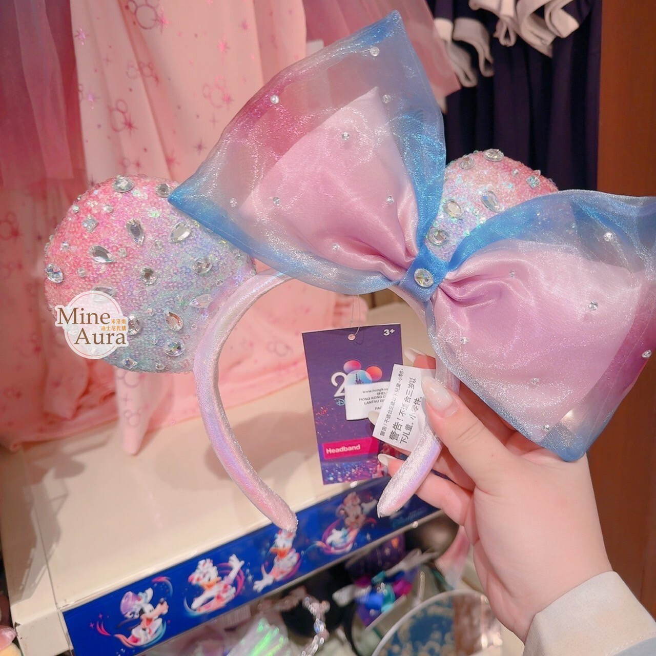 20周年奇妙派對 米奇 Mickey 與好友們 立體耳朵 蝴蝶結 造型 髮圈 髮箍 -香港迪士尼樂園