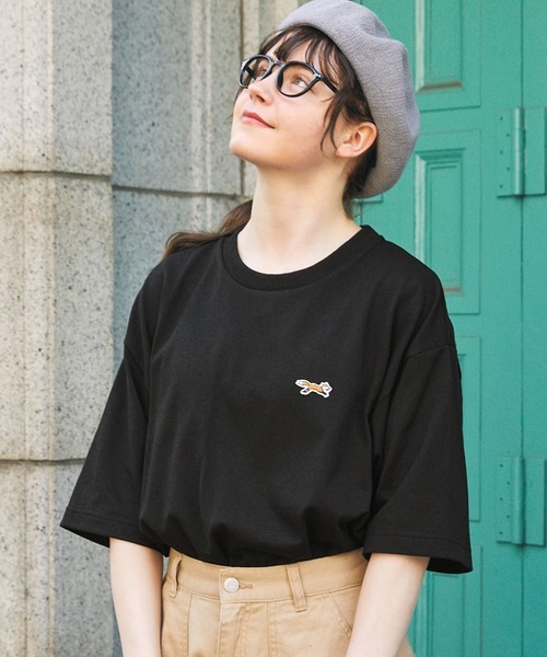 【現貨】Penneys 刺繡小狐狸 短T 寬版 oversize 多色