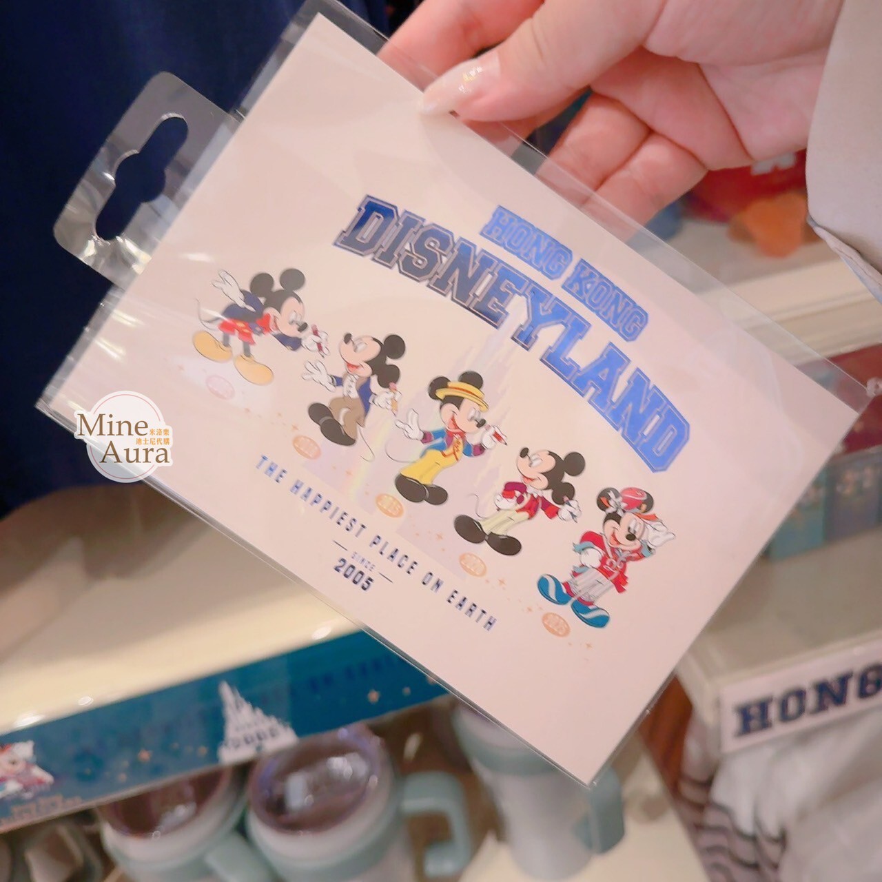 Since 2005 主題 米奇 Mickey 圖案 明信片 -香港迪士尼樂園