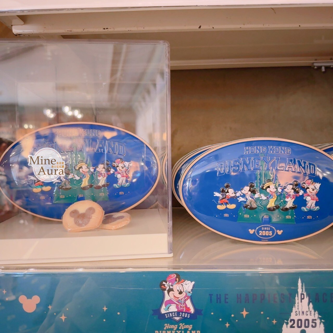 Since 2005 主題 米奇 Mickey 曲奇餅 餅乾 造型 鐵盒 -香港迪士尼樂園