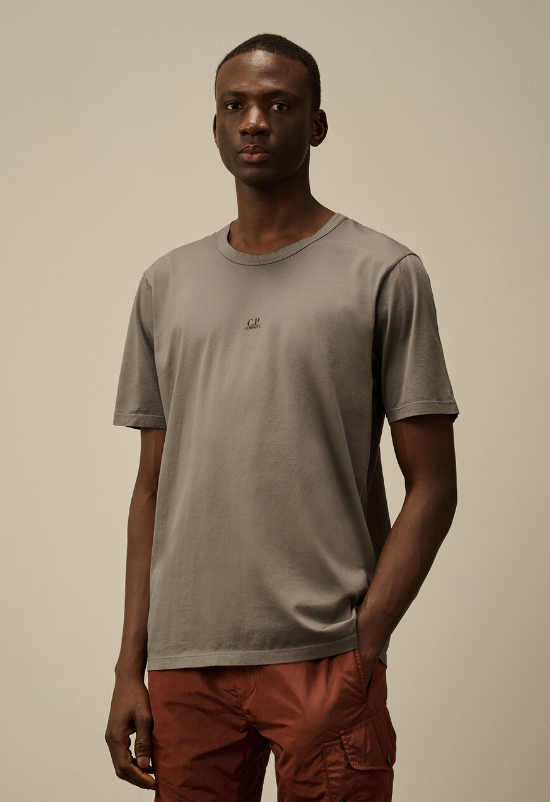 C.P. Company  70/2 絲光平紋針織  Logo T 恤   JUL25