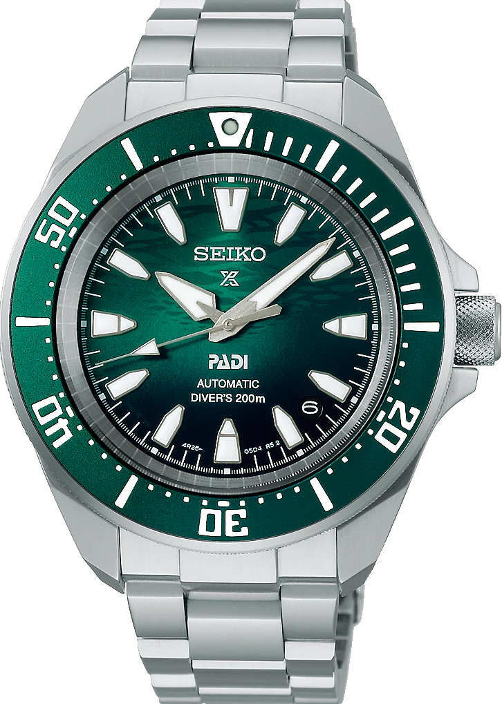萬年鐘錶 - SEIKO PROSPEX  PADI 綠色海洋特別款機械潛水錶 SRPL53K1 / 4R35-06K0G  錶徑41.7MM