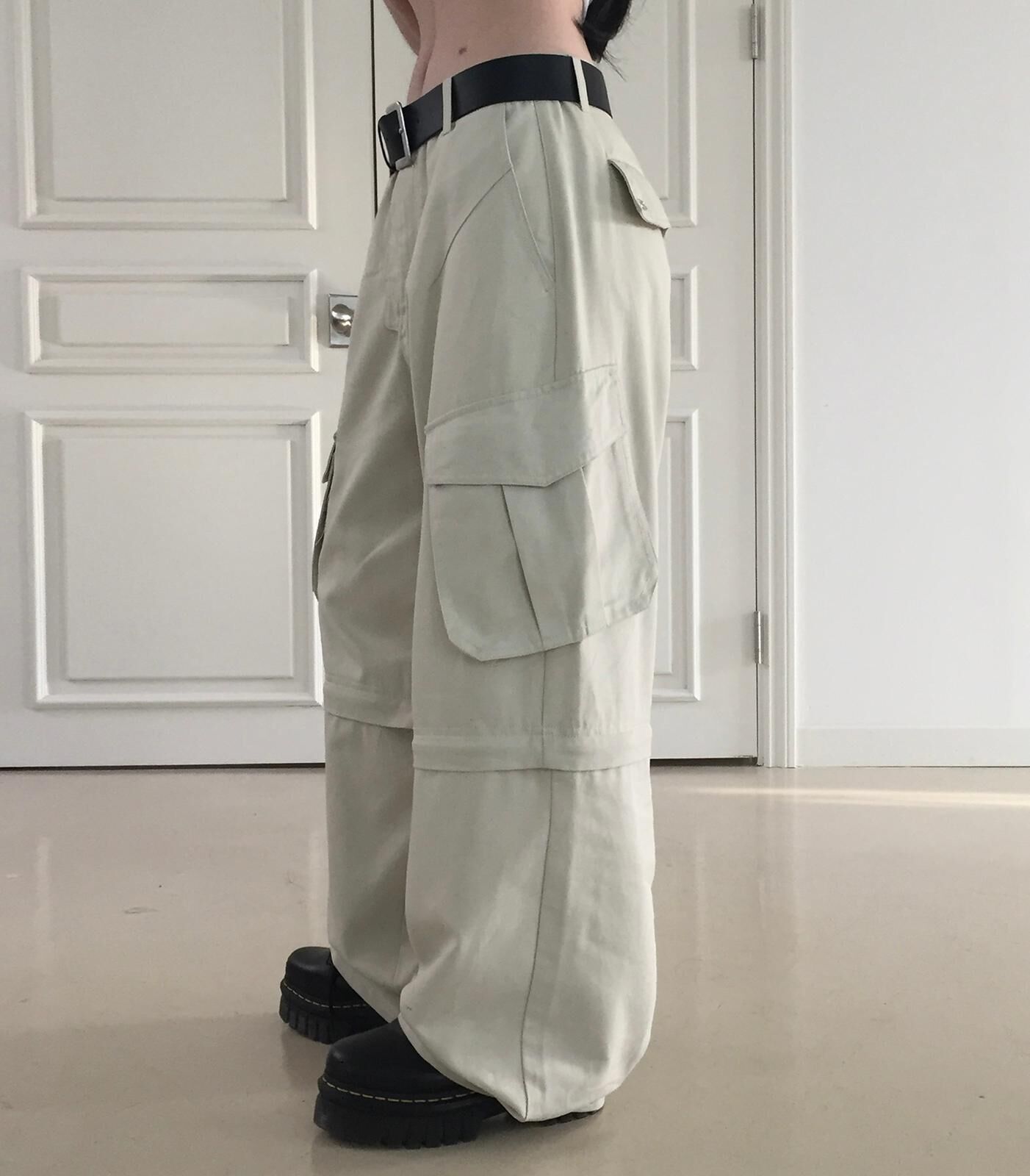 【MODIMOOD】3WAY BERMUDA CARGO PANTS Modimood Momuseo 3Way Bermuda Cargo Pants - 2 colors