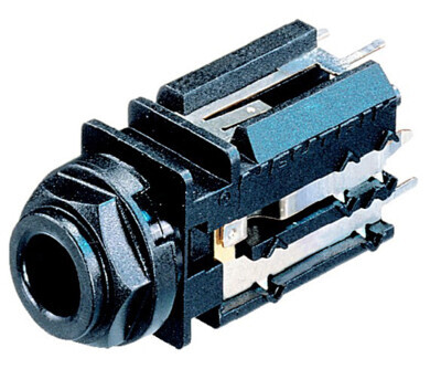 Neutrik 1/4'' Vertical Jacks NJ2FD-V