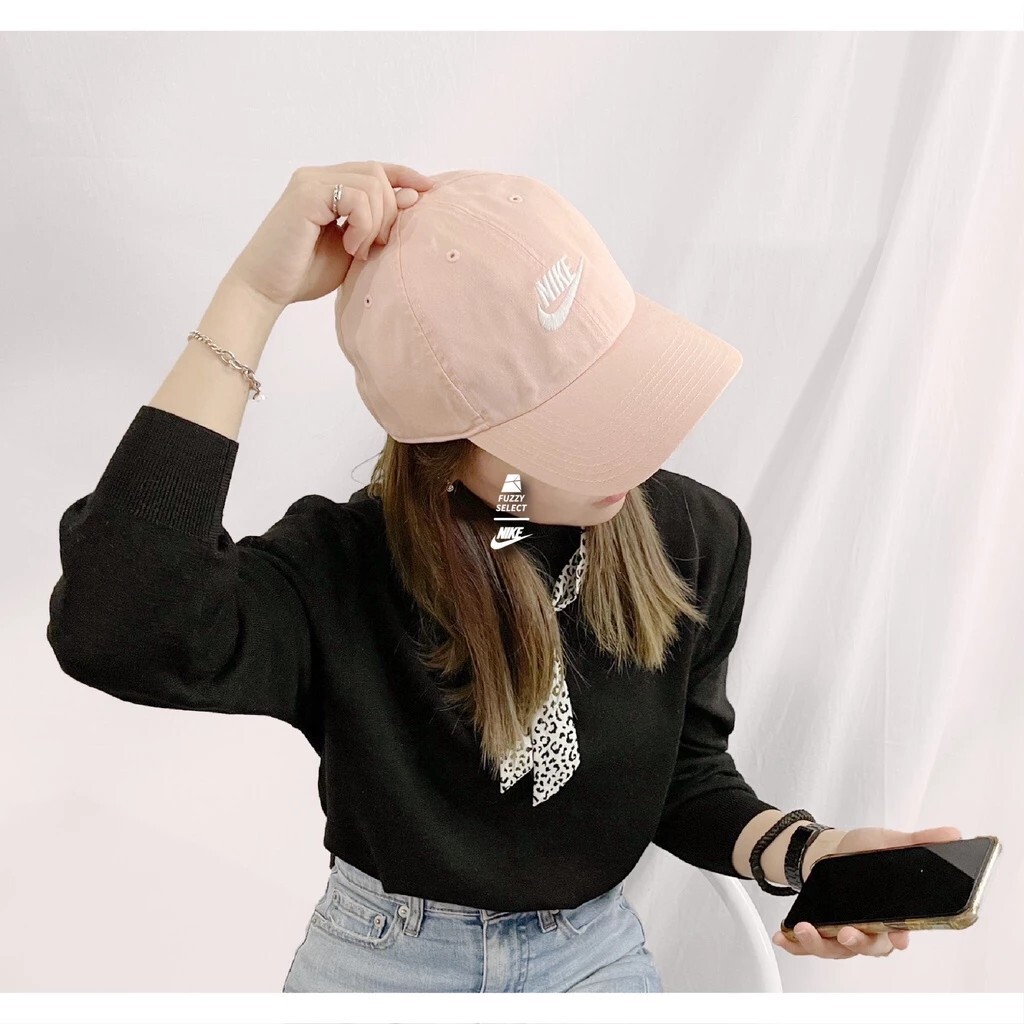 【逢甲 FUZZY】Nike Heritage86 H86 帽子 老帽 休閒 刺繡 LOGO 粉橘 913011-800