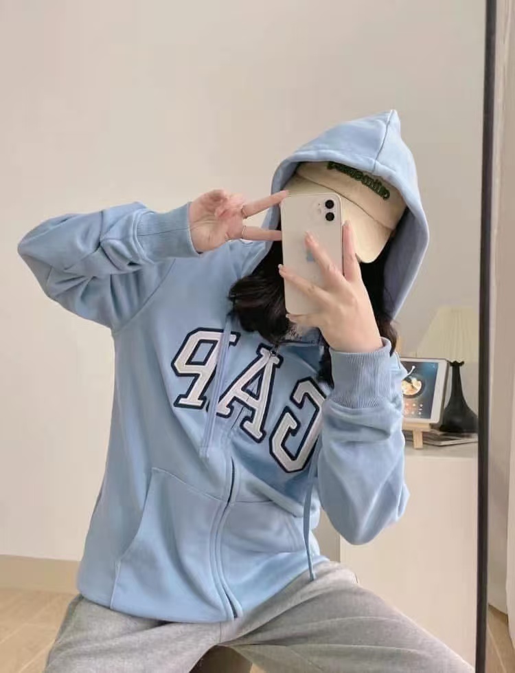 日單 返單Gap拉鏈連帽親子外套