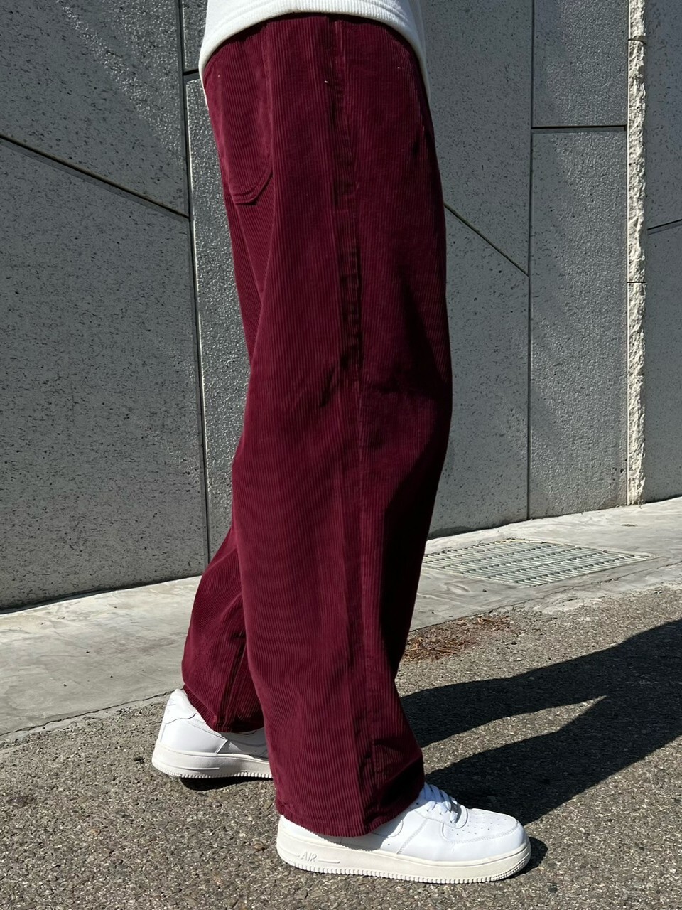 [1atm] 燈芯絨-直筒落地褲
