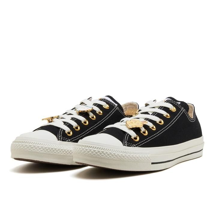 Converse AS GD OX x CHIIKAWA 日本限定 吉伊卡哇 聯名款 黑色 徽章 帆布鞋 31315230
