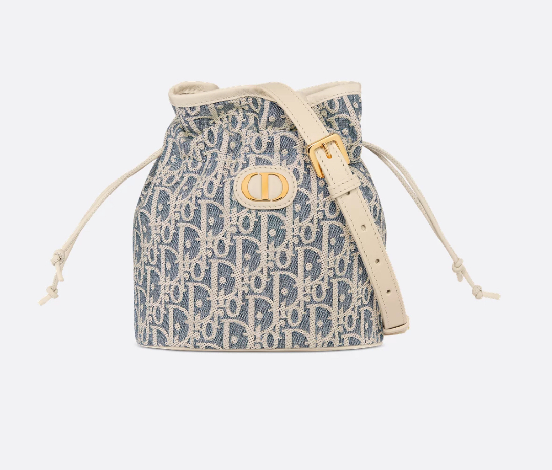 Dior 30 Montaigne Mini Bucket Bag With Drawstring