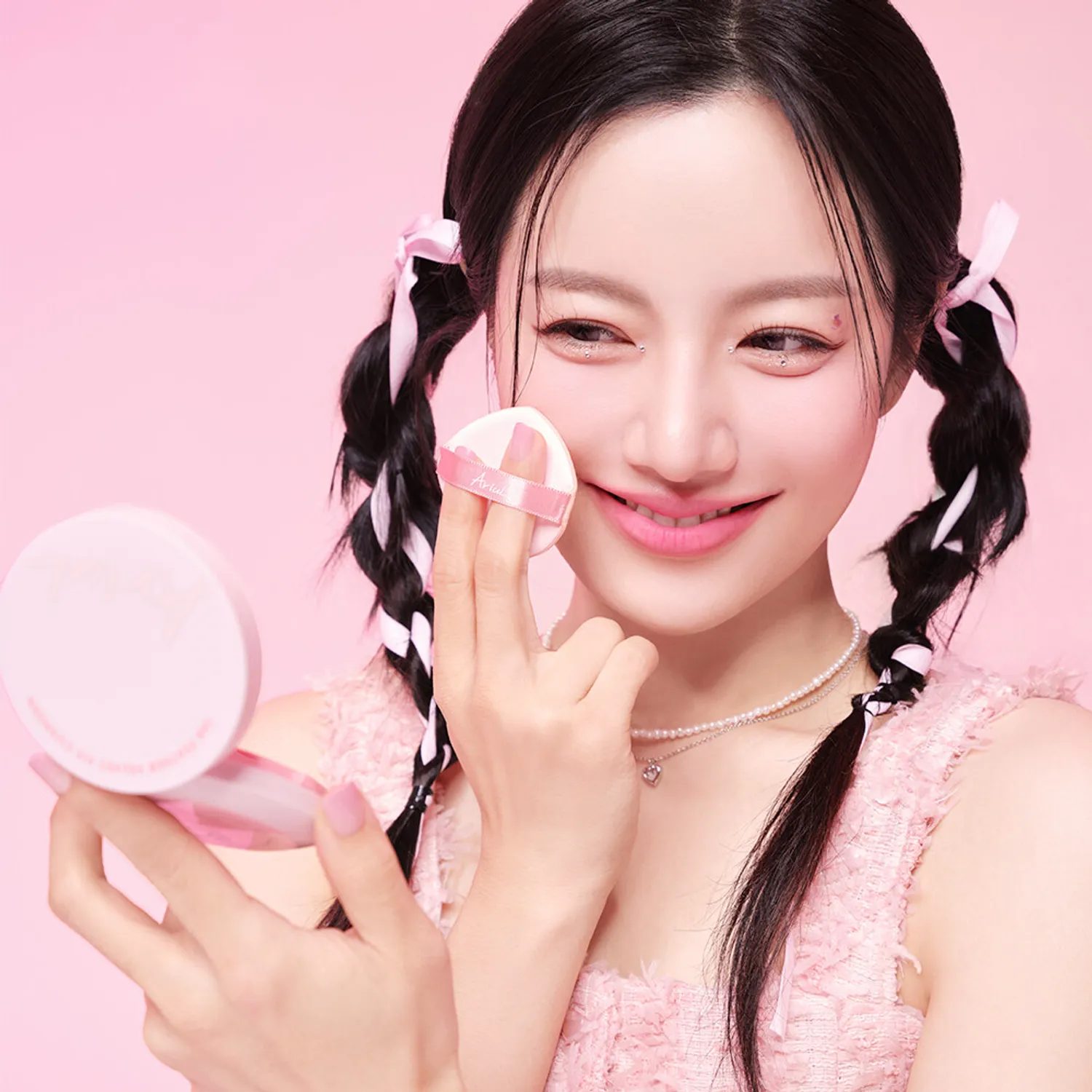 Ariul 輕柔羽絨絲絨氣墊粉餅 12g 套裝 (含補充裝)