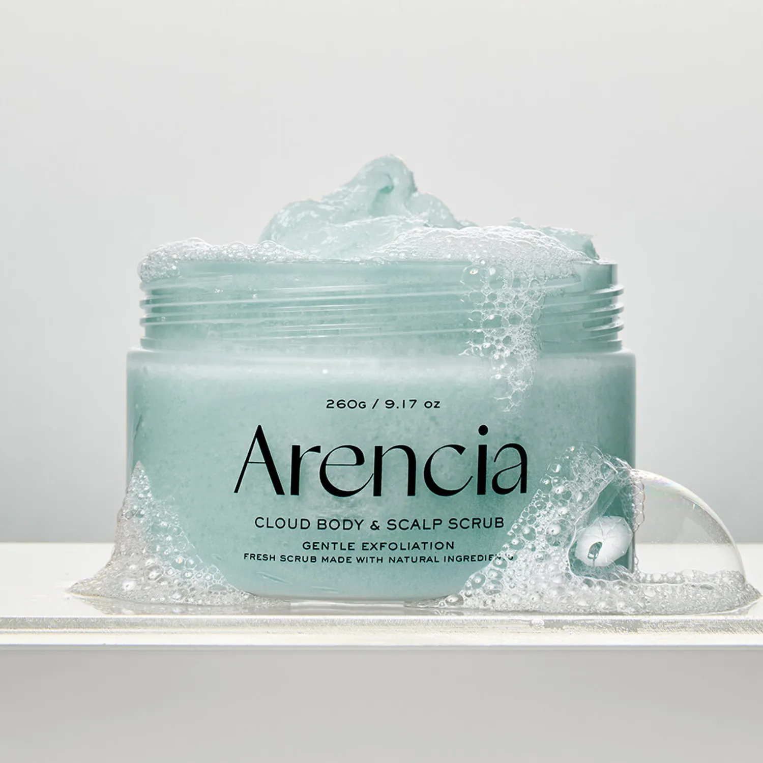 Arencia 法式薄荷百合雲朵身體磨砂膏 260g