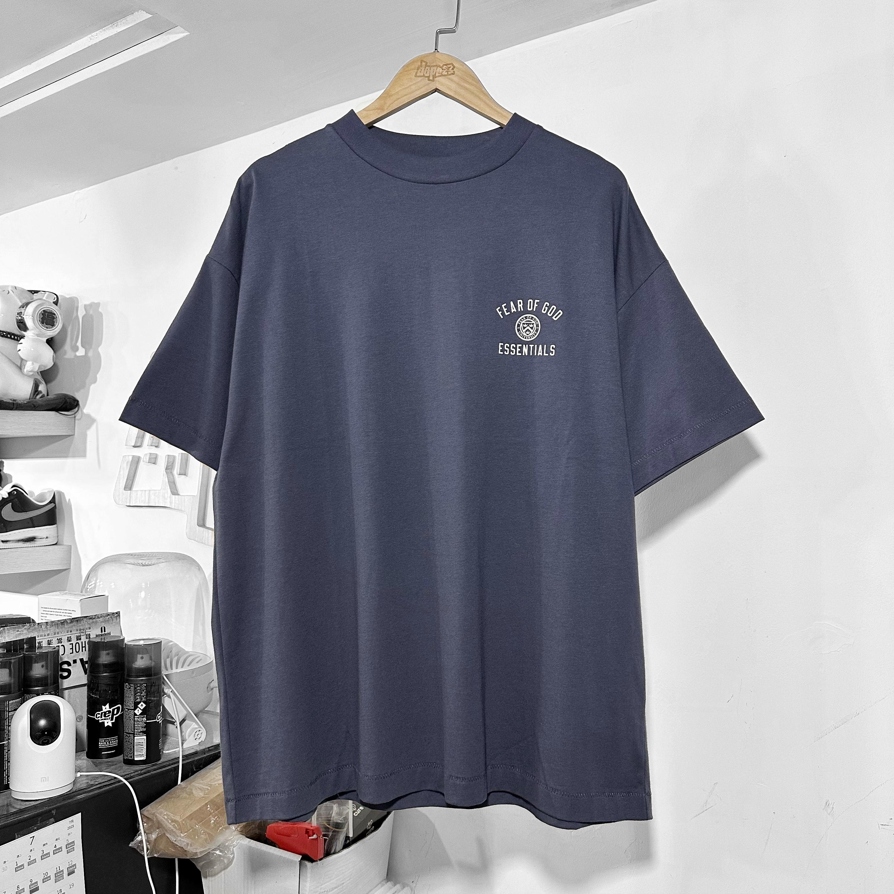 FOG Essentials  JERSEY CREWNECK T-SHIRT (Marine)