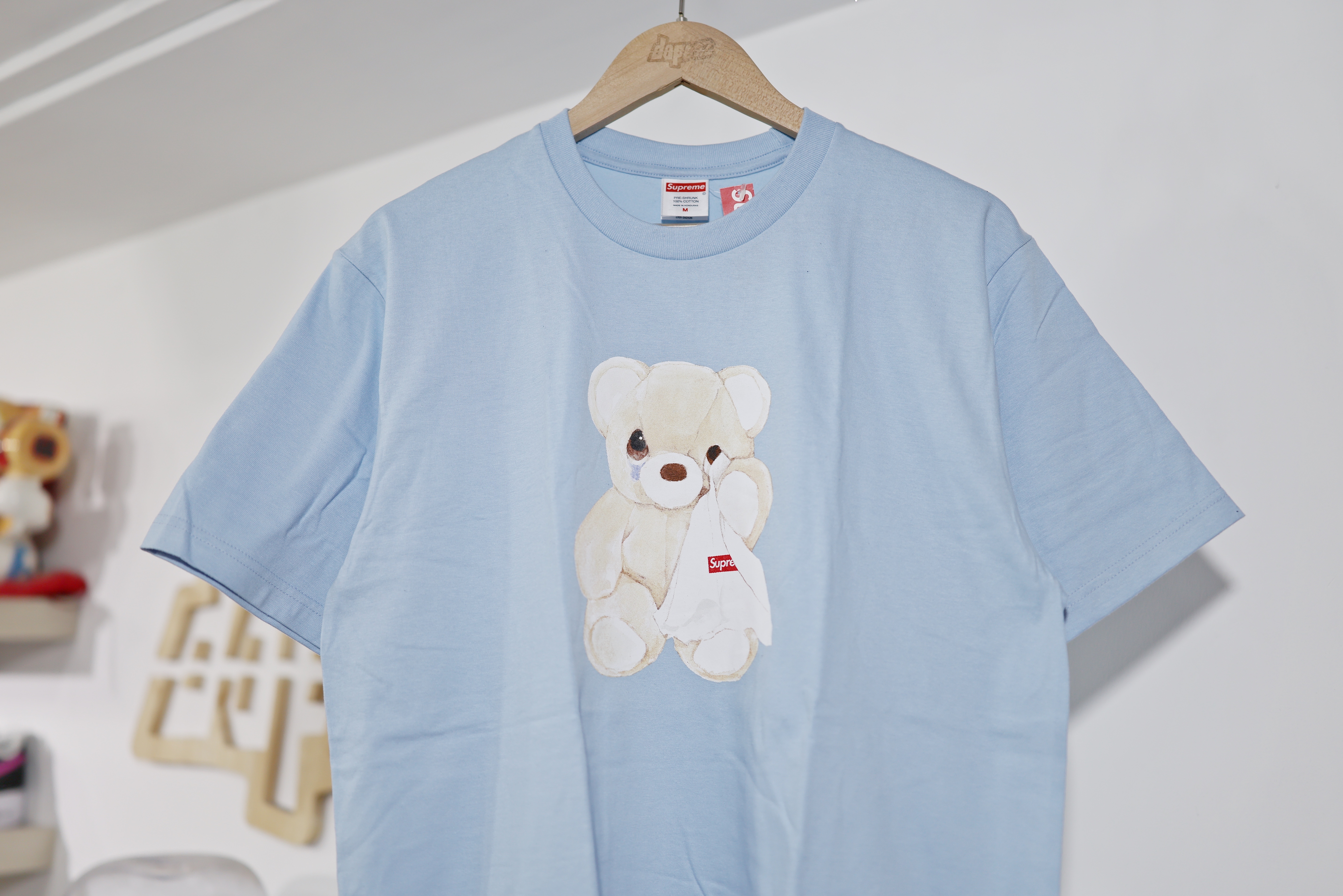 SUPREME SS25 BEAR TEE  POWDER BLUE