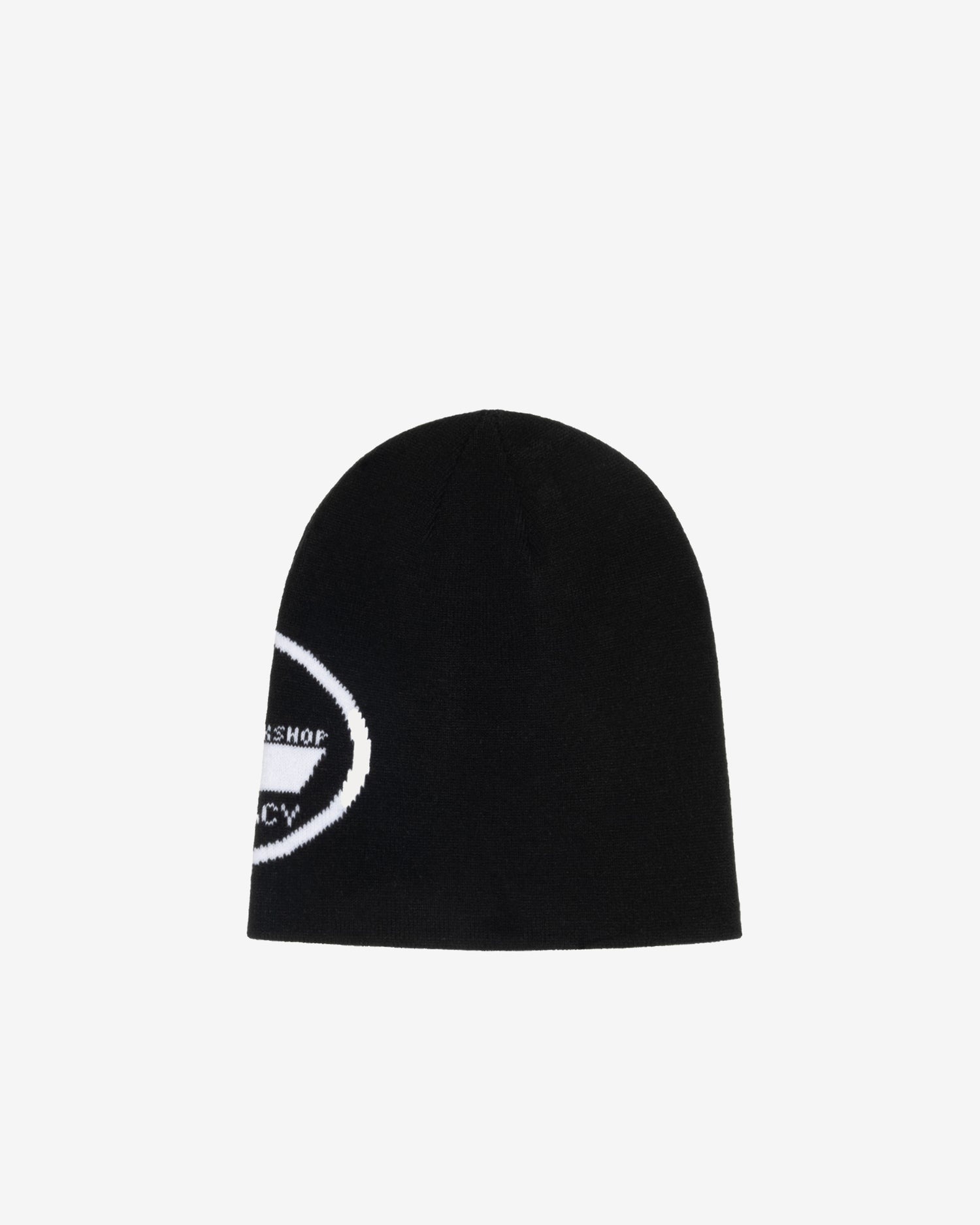 STÜSSY Our Legacy Work Shop Oval Skullcap Beanie Black