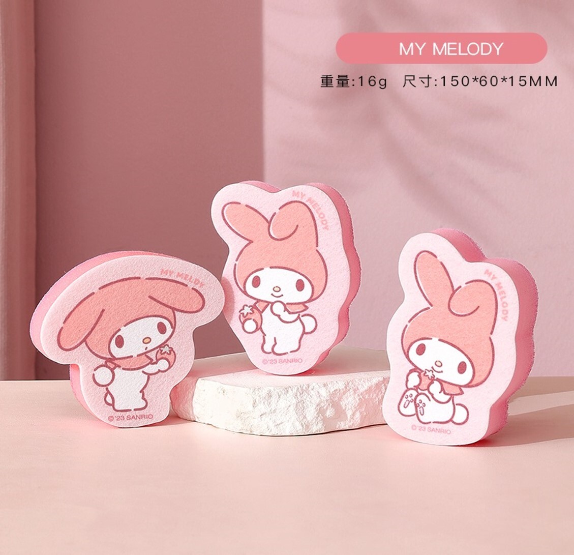My Melody Sanrio |造型海綿 百潔布3件裝