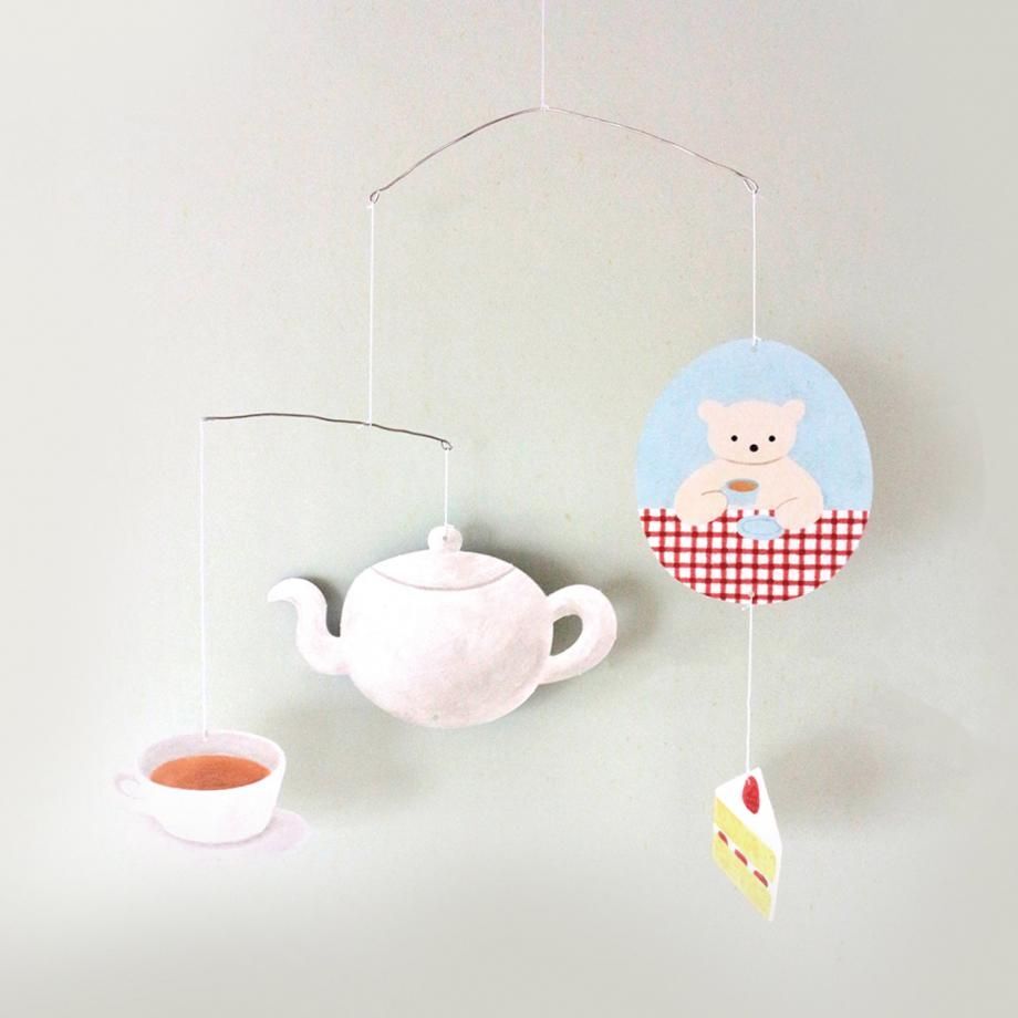 福岡麻利子:我們喝茶吧 吊飾卡片 禮物卡｜日本表現社