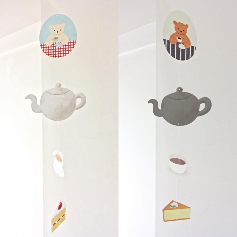 福岡麻利子:我們喝茶吧 吊飾卡片 禮物卡｜日本表現社