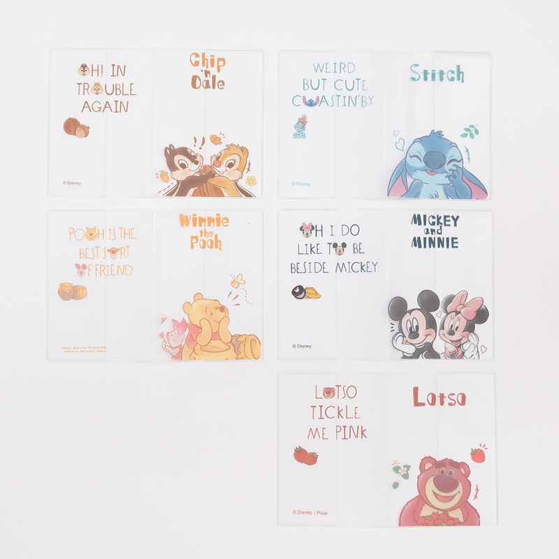 台灣 Disney 透明磨沙證件套 Passport套