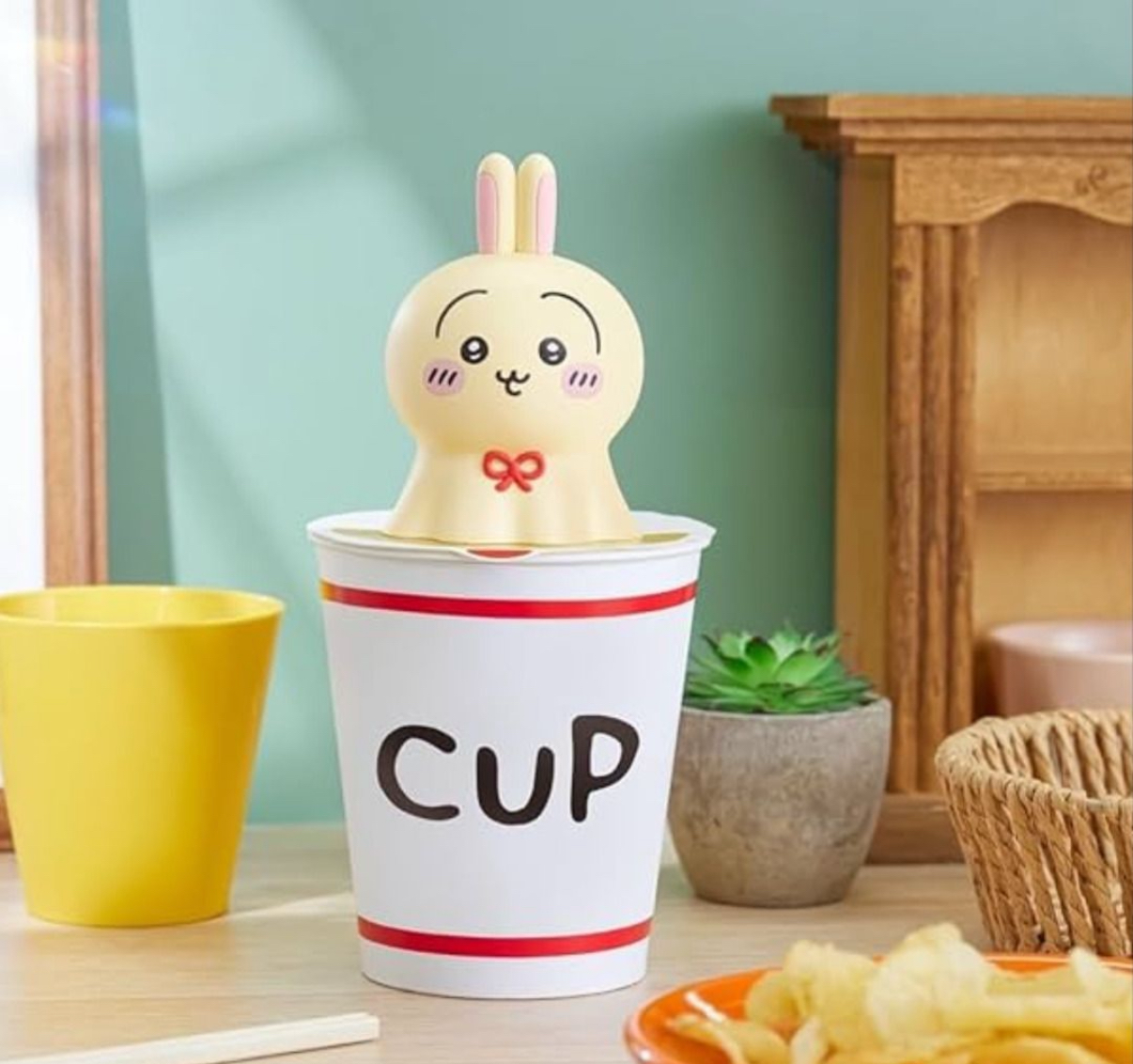 chiikawa 晴天兔杯麵壓