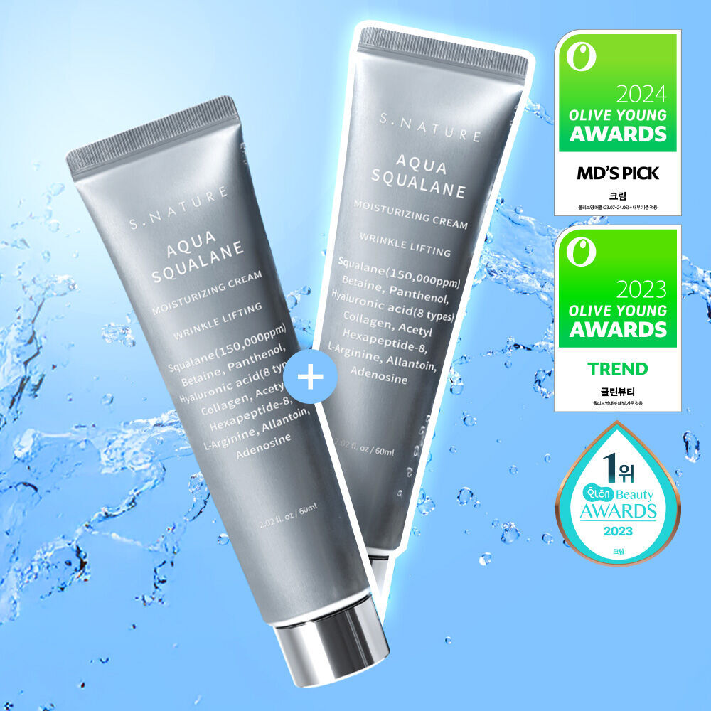[ SNATURE ] Aqua Squalane Moisturizing Cream 60ml