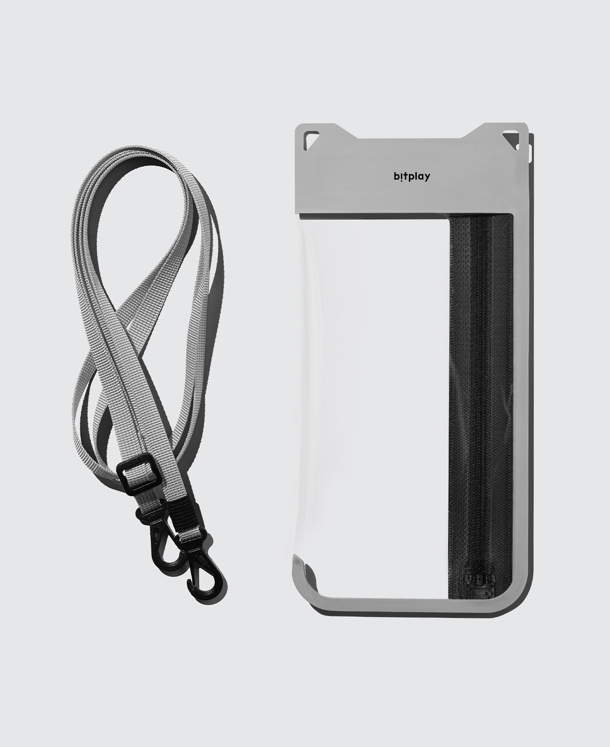 bitplay | AquaSeal Lite Sleek 全防水輕巧直式手機袋 暗夜黑/水泥灰【bitplay官方授權經銷】