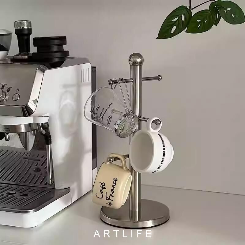 簡約不鏽鋼杯架