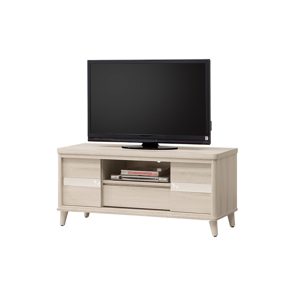 柏瑪4尺推/拉門單抽電視櫃/長櫃/視聽櫃