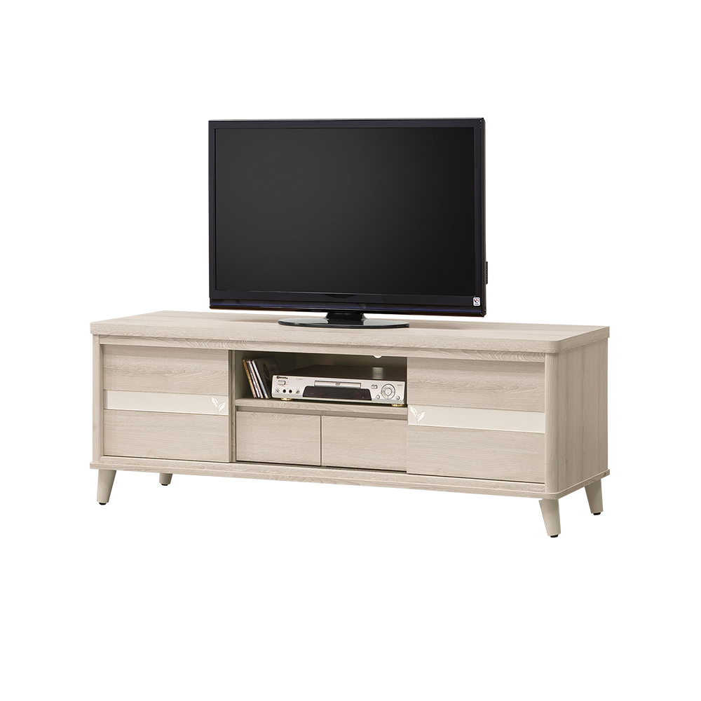 柏瑪5尺推/拉門二抽電視櫃/長櫃/視聽櫃