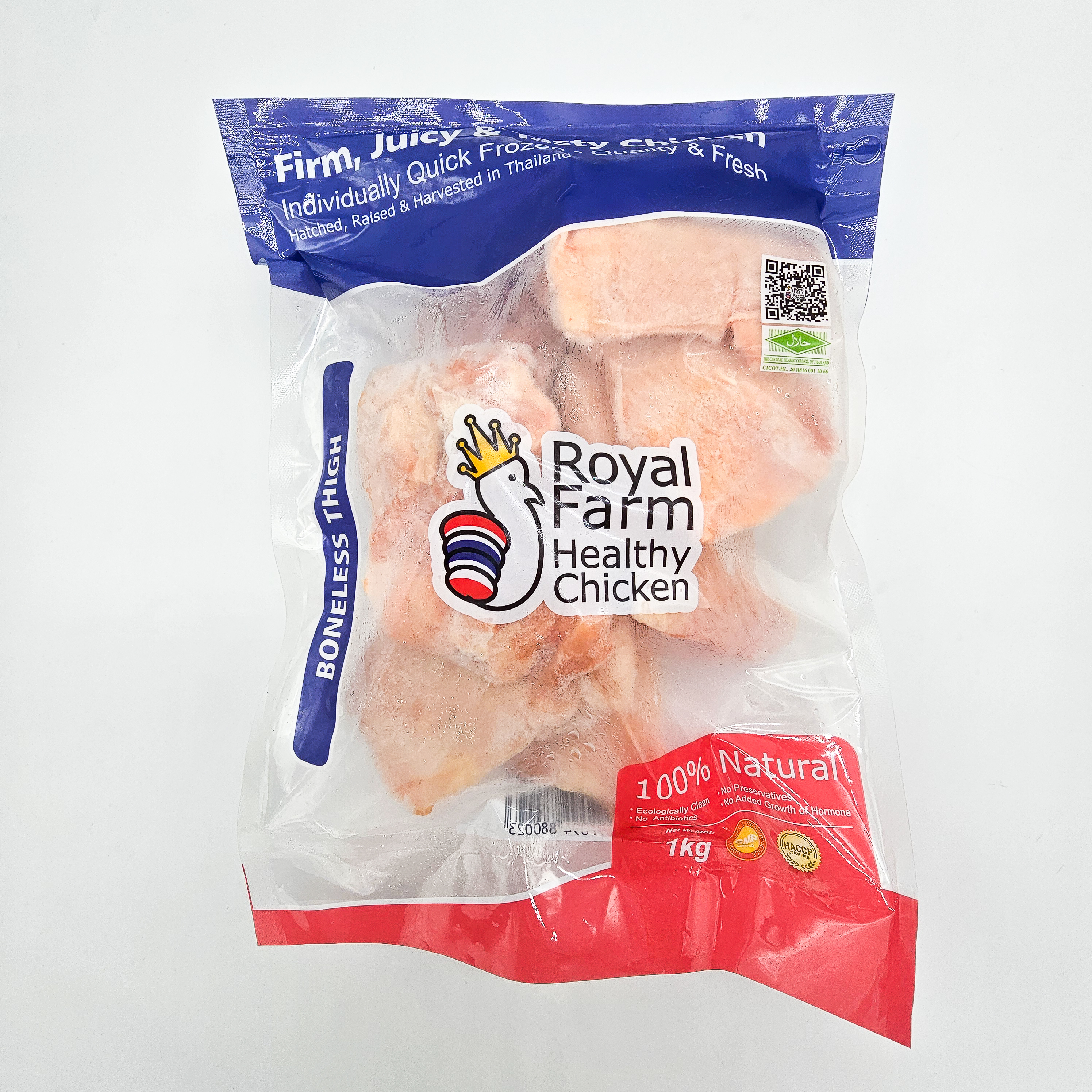 泰國皇室天然無激素健康無骨雞扒(1kg)  (急凍-18°C) 去骨雞扒