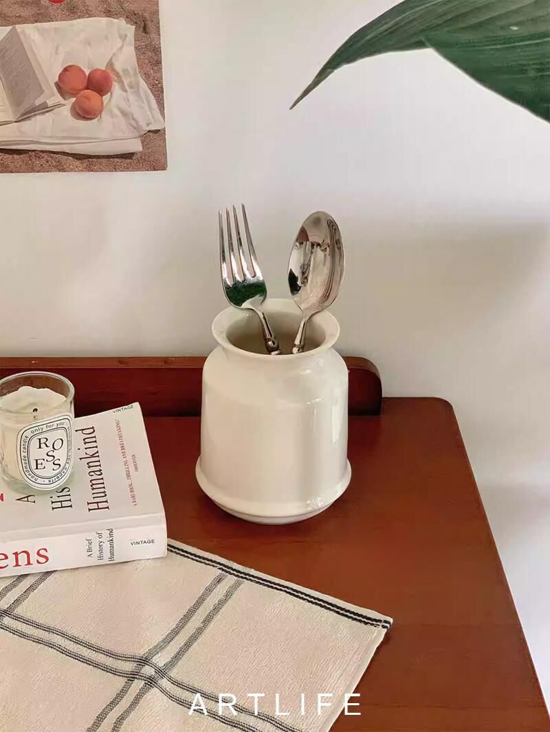 陶瓷餐具收納罐