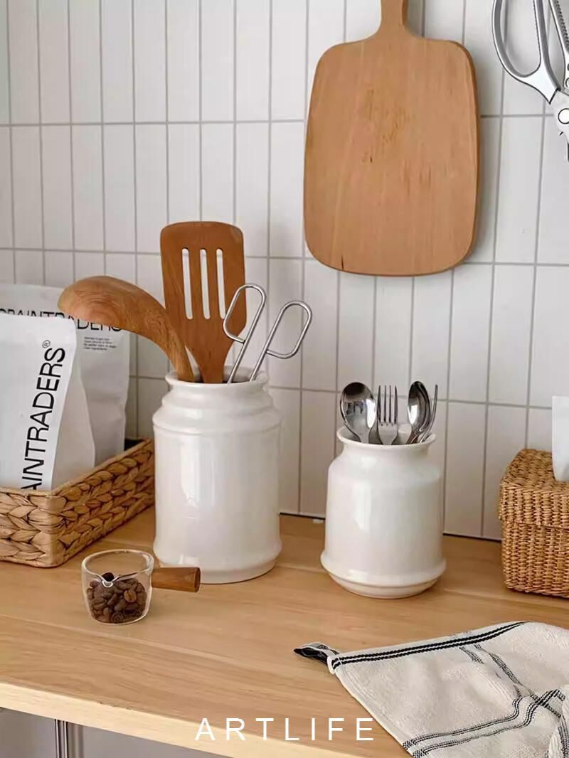 陶瓷餐具收納罐