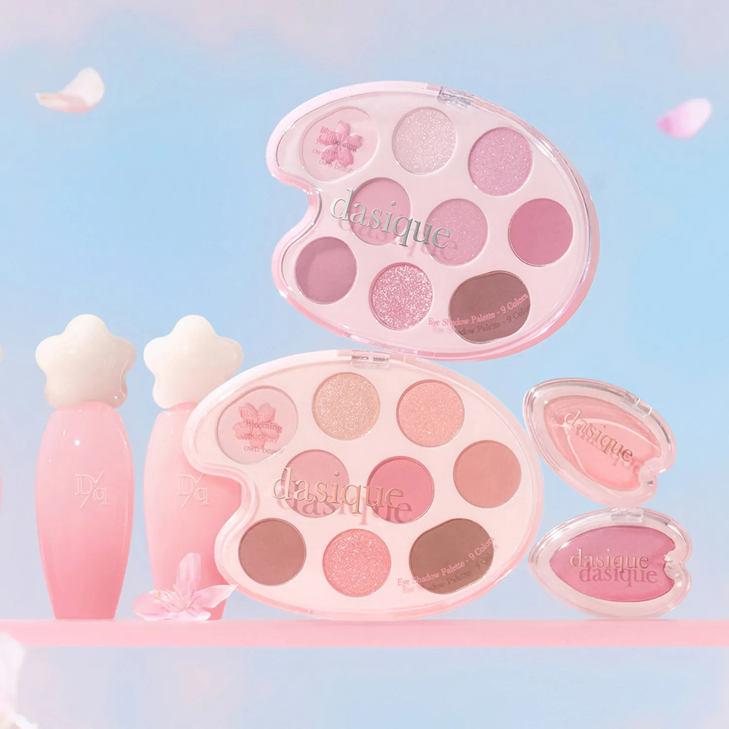 dasique 粉嫩花瓣眼影盤【2款色號】