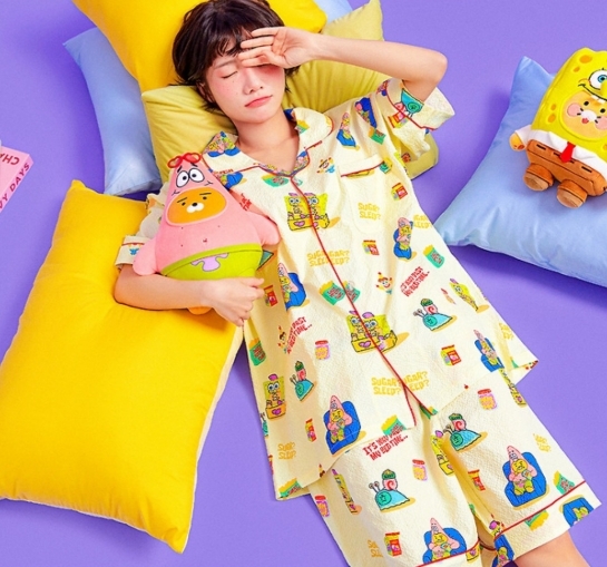 <零碼> KakaoFriends x 海綿寶寶 睡衣
