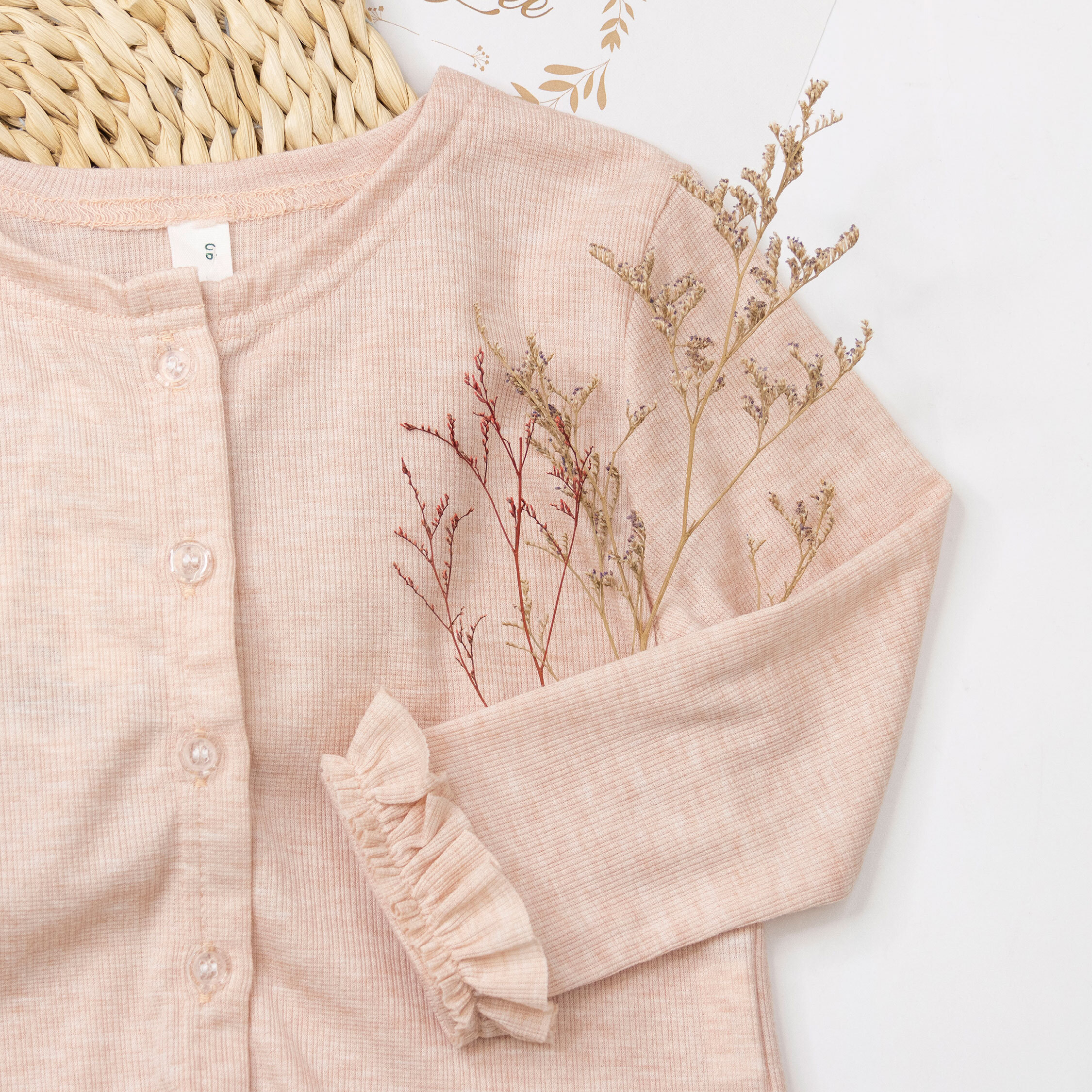 【H50753】氣質荷葉袖口設計外套