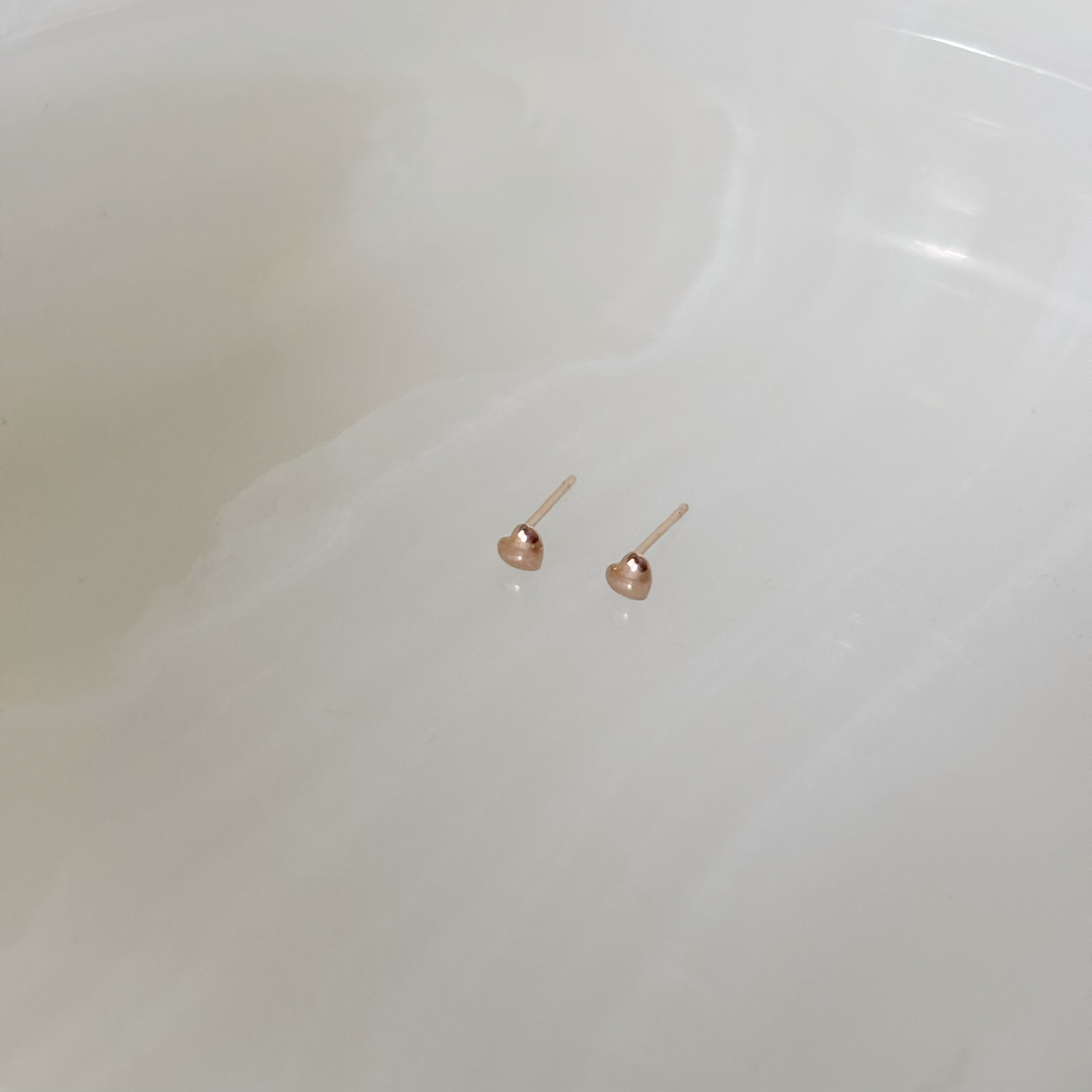 10K小澎澎愛心耳環