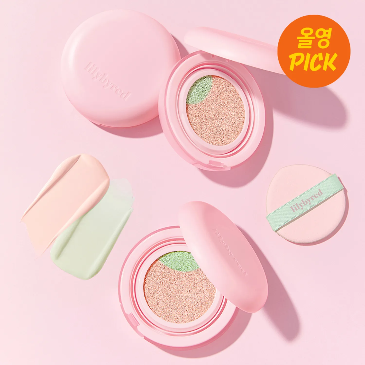 lilybyred 雙色校正提亮氣墊 12g